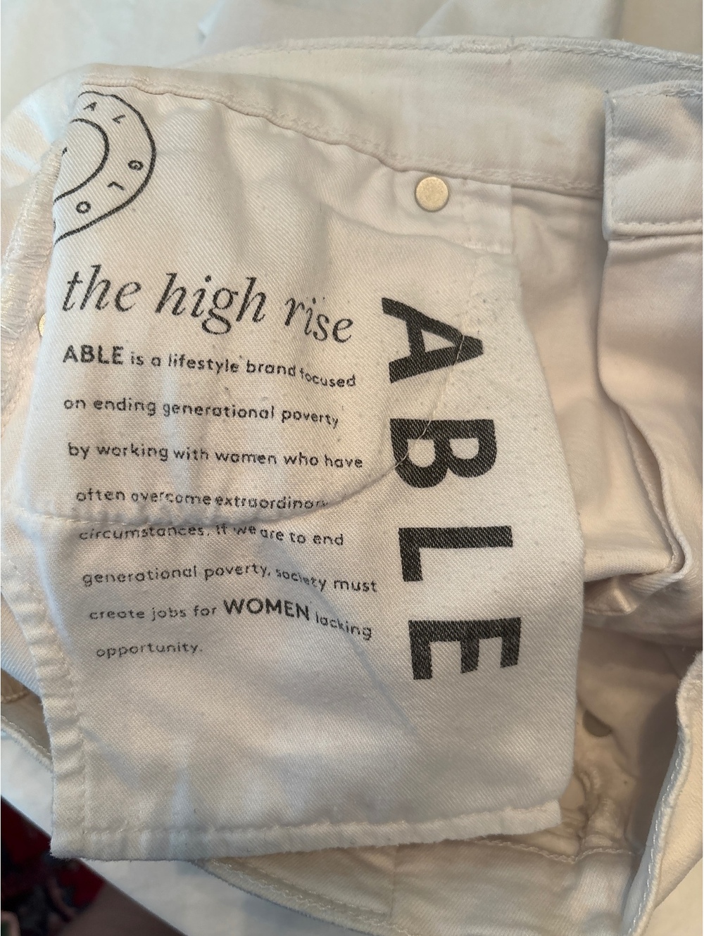 Able Jeans white 28